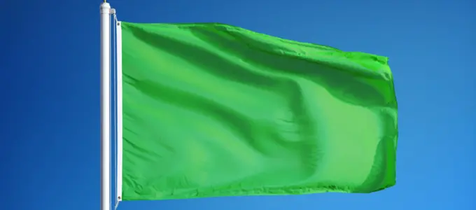 Bandeira verde a partir de 16 de abril